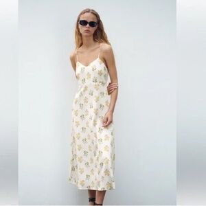 Zara Floral Midi Dress
